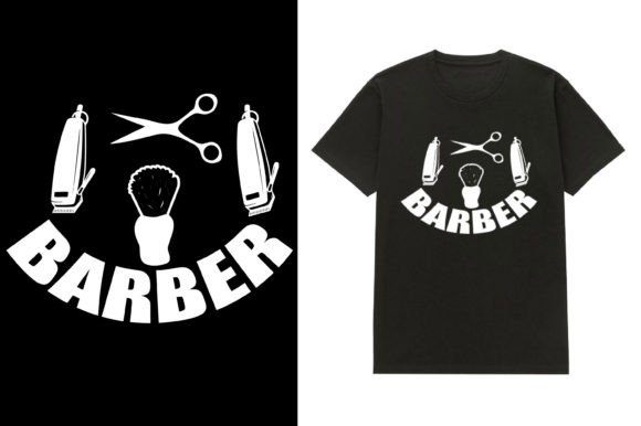 Barber T-shirt Design 02: Graphics for T-Shirt Designs