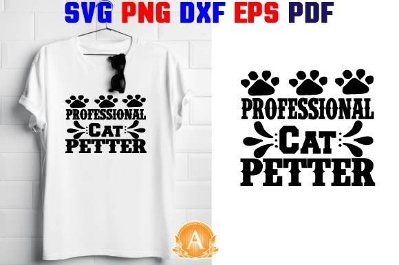 Professional Cat Petter SVG Design: T-Shirt Graphics