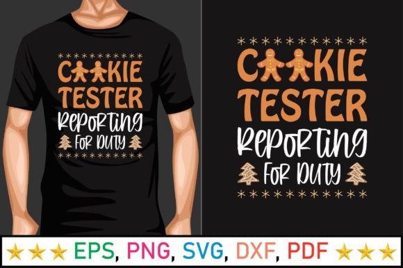 Snowflakes Typography Christmas Graphics for T-Shirt Designs