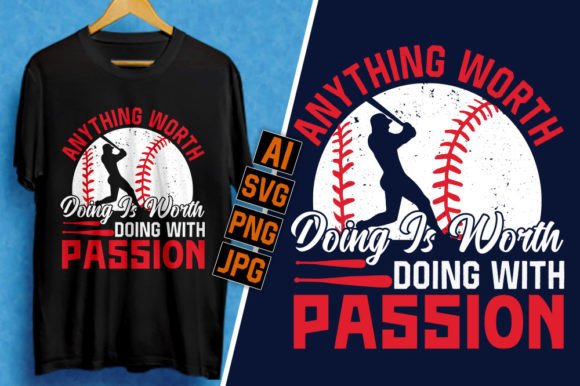 Trendy Baseball T-Shirt Design 05: Graphics for T-Shirts