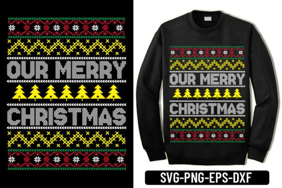 Ugly Sweater SVG Graphics for T-Shirt Designs