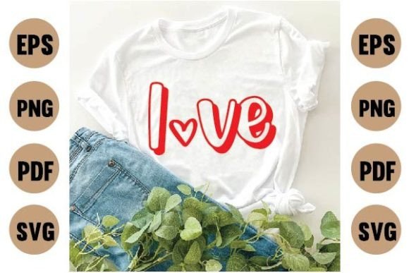 Valentine Day T-Shirt Graphics for Small Business Branding